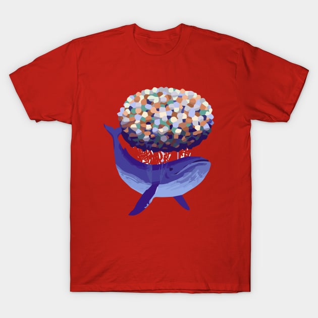 whale desing T-Shirt by SGcreative